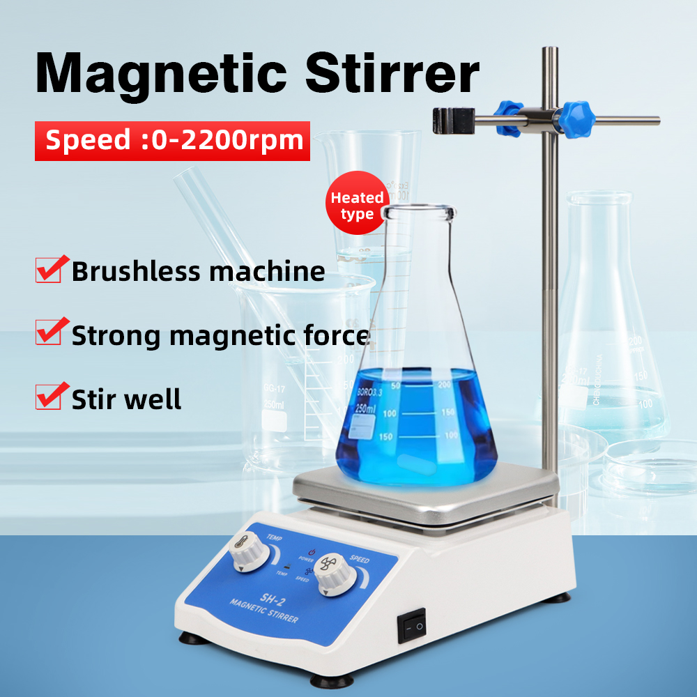 Lab Magnetic Stirrer Hot Plate - SH-2 Heizung Magnetrührer 2000 ml Mischmaschine